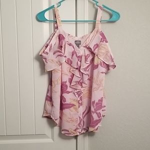 2 floral print shirts